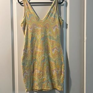 Multicolored Mini Dress